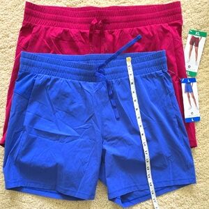NWT: TUFF ATHLETICS FUSCIA OR BLUE ATHLETIC SHORTS